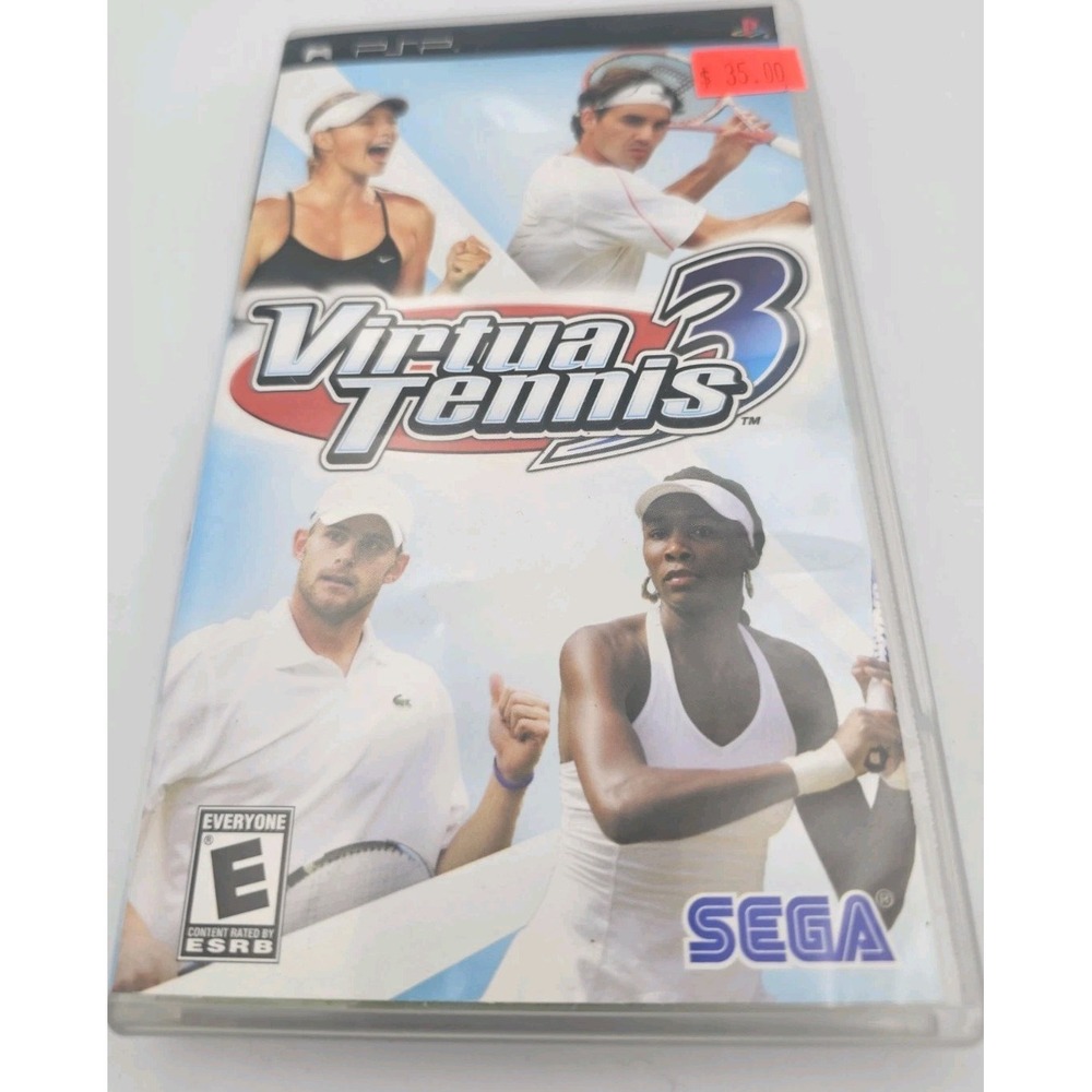Virtua Tennis 3 Sony PlayStation Portable PSP Complete *Tested*